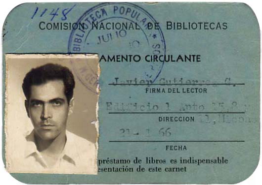Documento utilizado por Maco durante su estadía en Cuba
